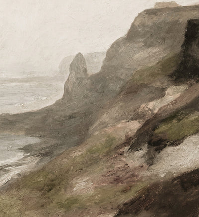 Coastal Cliffs in Mist